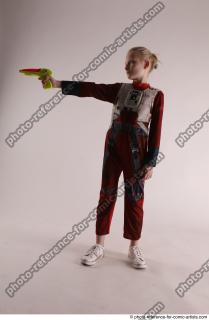 DENISA PILOT STANDING POSE WITH GUN 2